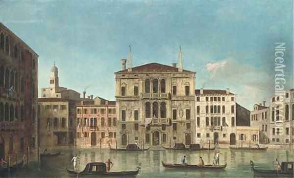 The Grand Canal, Venice, with the Palazzo Balbi Oil Painting - The Master Of The Langmatt Foundation Views