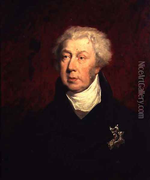 Portrait of George James, 1st Marquess of Cholmondeley Oil Painting - John Simpson