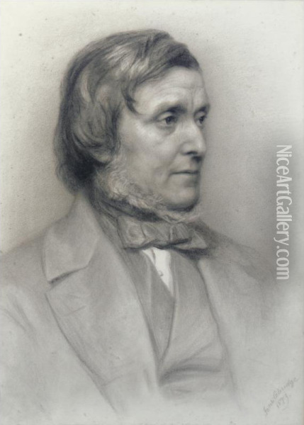 Portrait Drawing Of William Boxall R.a. Oil Painting - William Boxall