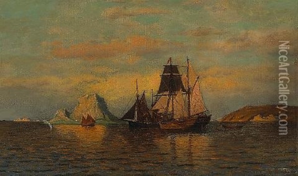 Sailing Ships Oil Painting - William Bradford