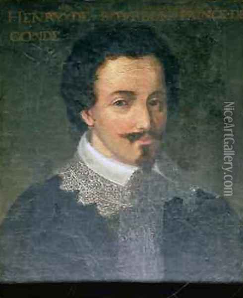 Portrait of Henri I de Bourbon Conde Oil Painting - Jean Mosnier