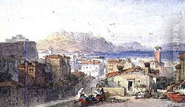 Naples Oil Painting - William Leighton Leitch
