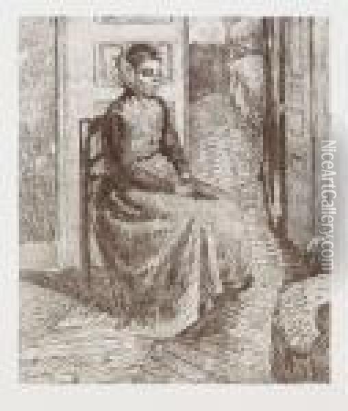 Petit Bonne Flamande Oil Painting - Camille Pissarro