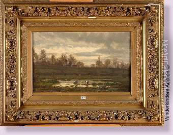 Paysage Anime Oil Painting - Theodore Rousseau