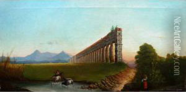 Veduta Dell'acquedotto
Romano Oil Painting - Andreas Marko