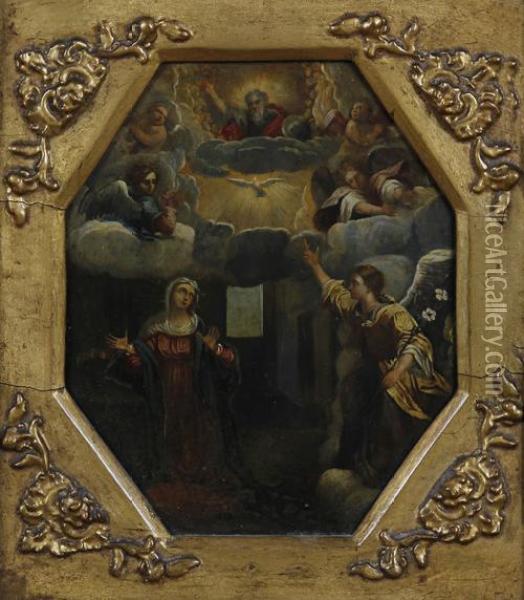 The Annunciation Oil Painting - Frans II Francken