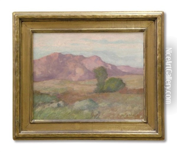 Caliornia Foothills Oil Painting - Maurice Braun