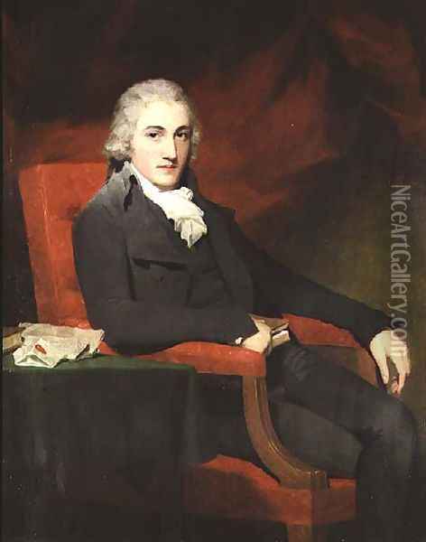 Thomas King of Millbank, Gledoch and Park Erskine c.1772-1802 Oil Painting - Sir Henry Raeburn