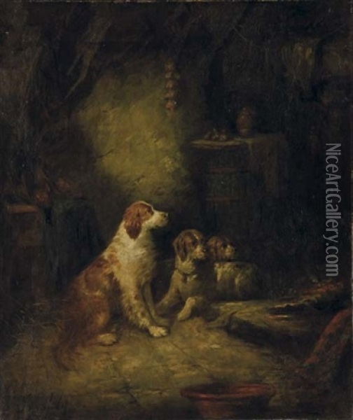 Tre Cani Oil Painting - George Armfield
