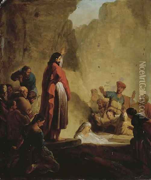 The Raising of Lazarus Oil Painting - Jacob Willemsz De The Elder Wet