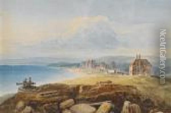 Eastbourne Oil Painting - Anthony Vandyke Copley Fielding