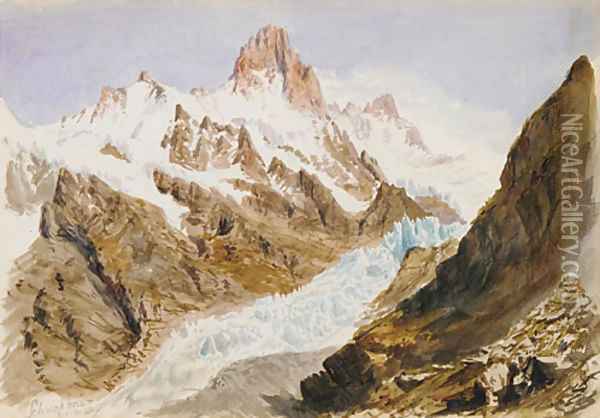 Splendid Mountain Watercolours Sketchbook 1870 Oil Painting - John Singer Sargent