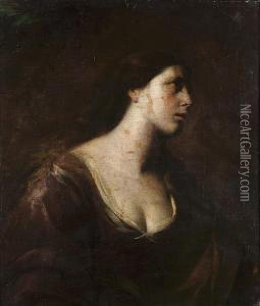Mary Magdalen Oil Painting - Andrea Vaccaro