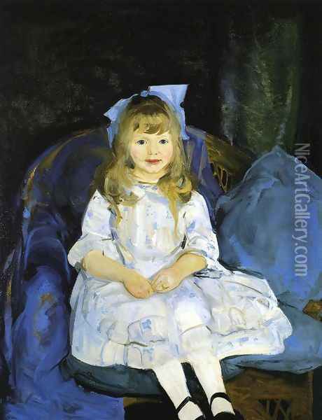 Portrait Of Anne Oil Painting - George Wesley Bellows