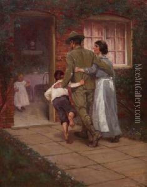 The Homecoming Oil Painting - Fletcher C. Ransom