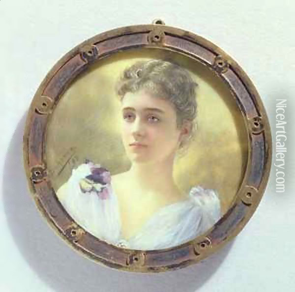 Mrs Anna Eliot Roosevelt Oil Painting - Katherine Behenna
