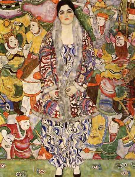 Portrait Of Friederike Maria Beer Oil Painting - Gustav Klimt