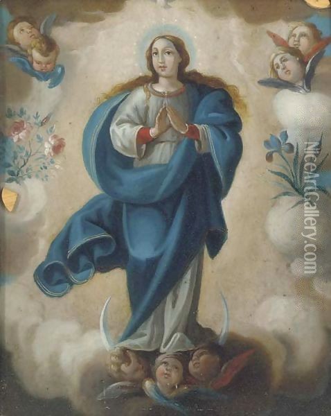 The Immaculate Conception 2 Oil Painting - Bartolome Esteban Murillo