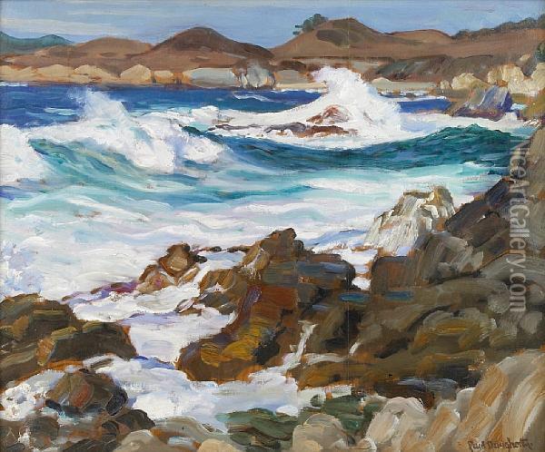 Carmel Headlands Oil Painting - Paul Dougherty