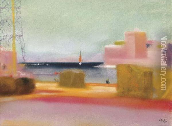 Marseille Ii Oil Painting - Augusto Giacometti