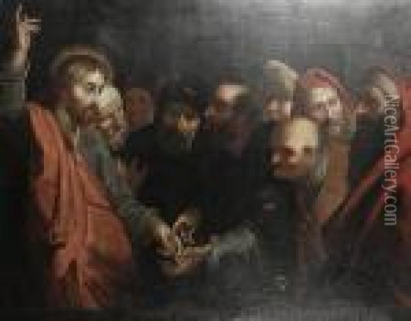The Tribute Money Oil Painting - Peter Paul Rubens