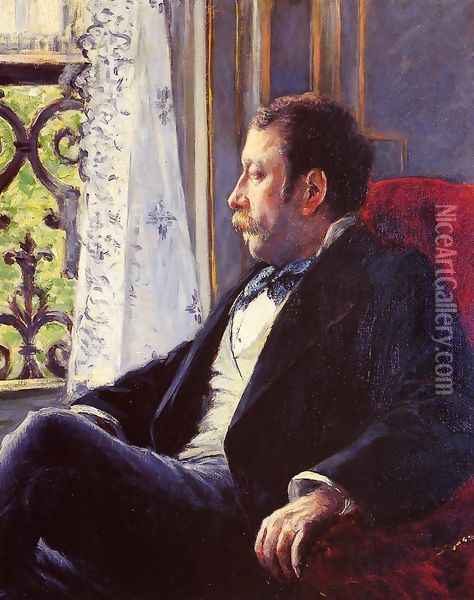 Portrait Of A Man2 Oil Painting - Gustave Caillebotte