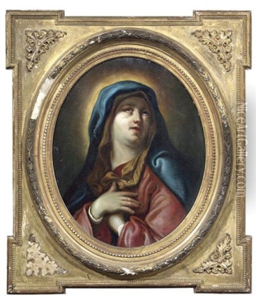 Madonna Im Gebet Oil Painting - Giovanni Battista Salvi (Il Sassoferrato)