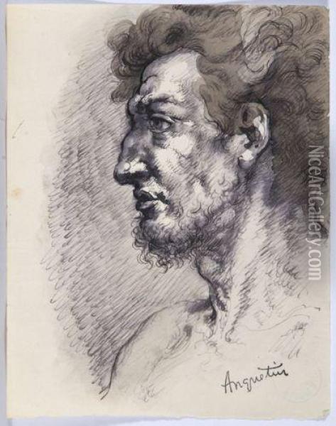 Autoportrait Oil Painting - Louis Anquetin