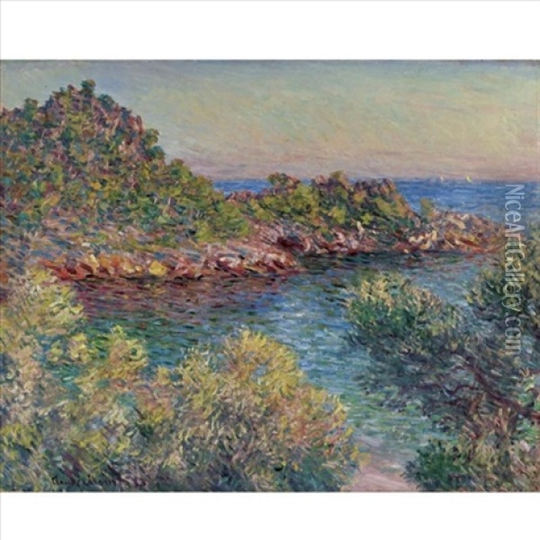 Pres Monte-carlo Oil Painting - Claude Monet