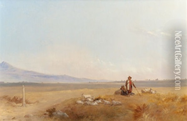 Shepherds Oil Painting - John Gadsby Chapman