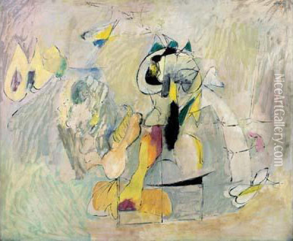 Pirate Ii Oil Painting - Arshile Gorky