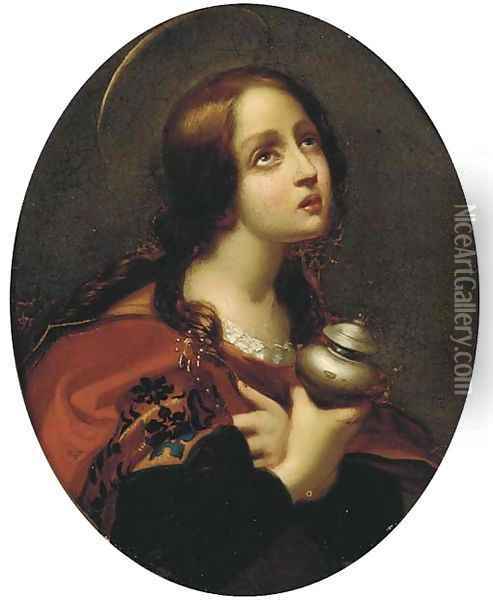 The Penitent Magdalen 6 Oil Painting - Carlo Dolci