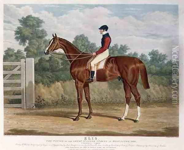 'Elis', the Winner of the Great St. Leger Stakes at Doncaster, 1836 Oil Painting - John Frederick Herring Snr