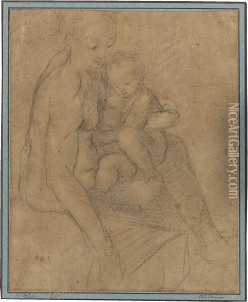 The Madonna And Child Oil Painting - Federico Fiori Barocci