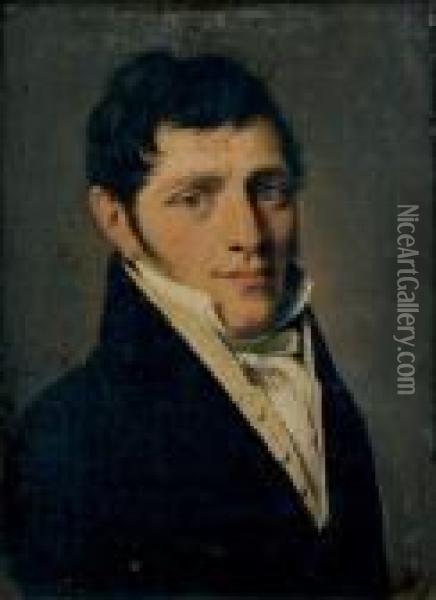 Portrait D'homme Oil Painting - Louis Leopold Boilly