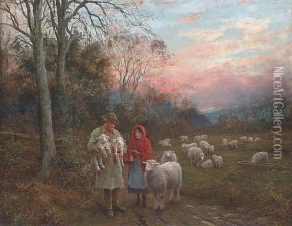 The First Sign Of Spring Oil Painting - Arthur Trevor Haddon