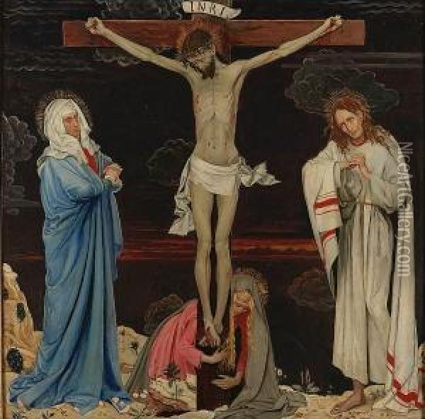 The Crucifixion Oil Painting - Mark Lancelot Symons