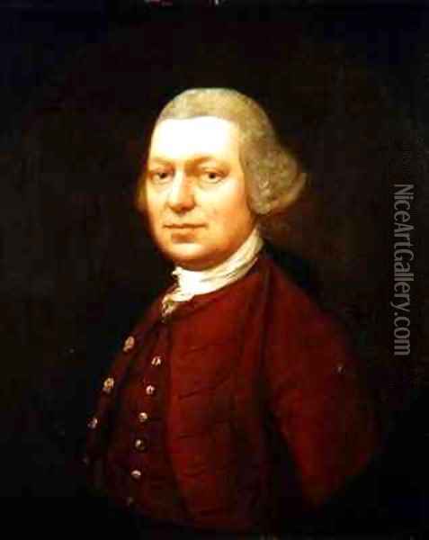 Portrait of John Joshua Kirby 1716-74 Oil Painting - Thomas Gainsborough