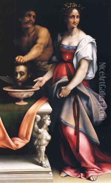 Salomé Oil Painting - Cesare da Sesto