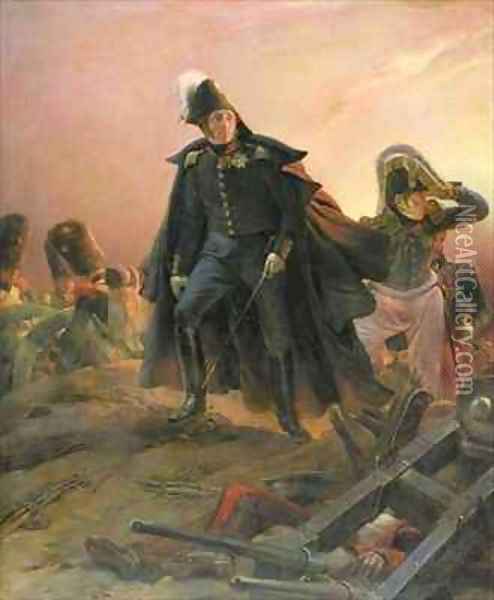 Duke of Angouleme at the capture of Trocadero Oil Painting - Hippolyte (Paul) Delaroche