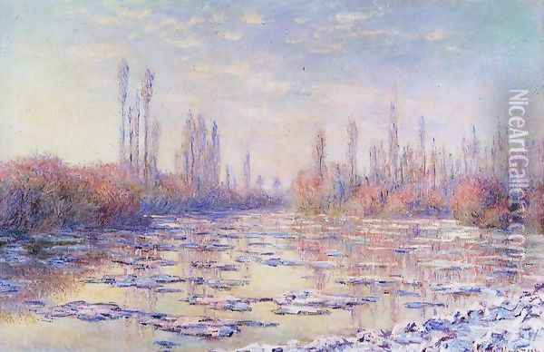 Floating Ice 1 Oil Painting - Claude Oscar Monet