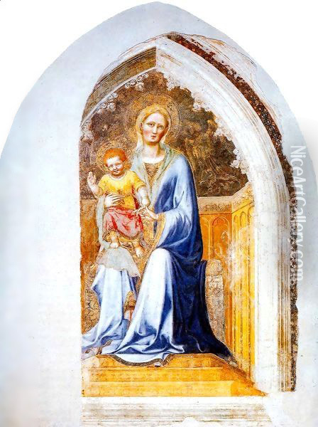 Madonna with Child 3 Oil Painting - Gentile Da Fabriano