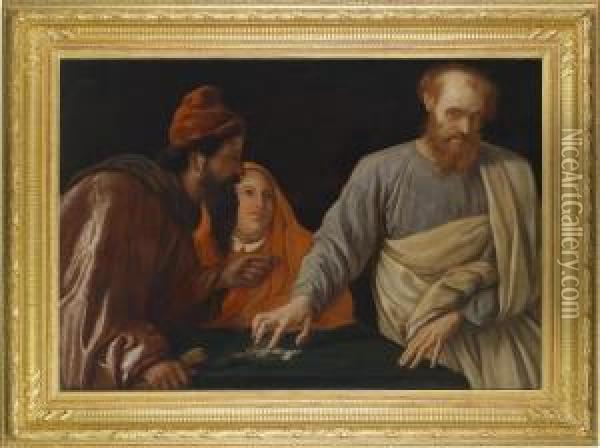 Judas Oil Painting - Ludwig Mayer