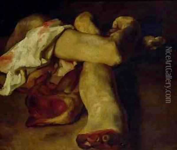 Anatomical Pieces Oil Painting - Theodore Gericault