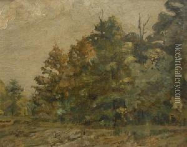 Landscape Oil Painting - William George Reindel