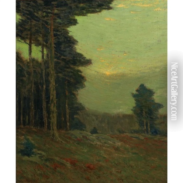 Edge Of The Wood Oil Painting - Charles Warren Eaton