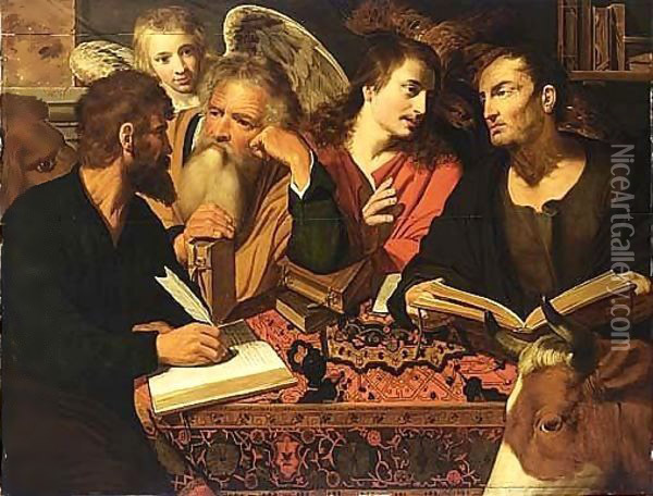 The Four Evangelists Oil Painting - Artus Wolffort
