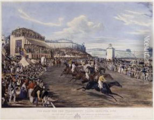 The Race Forthe Tradesmanaes Plate Oil Painting - Francis Calcraft Turner