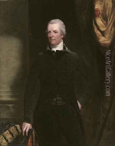 Portrait of William Pitt the Younger Oil Painting - John Hoppner