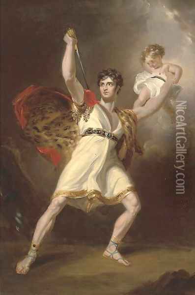 Portrait of John Philip Kemble as Rolla in Pizarro Oil Painting - Sir Thomas Lawrence